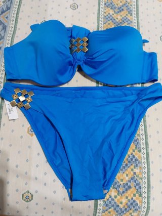 Bikini Lise Charmel Antigel Azulón T40