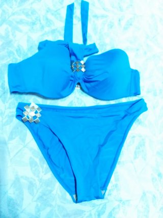 Bikini Lise Charmel Antigel Azulón T40