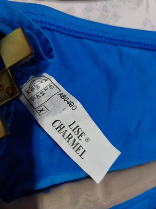 Bikini Lise Charmel Antigel Azulón T40