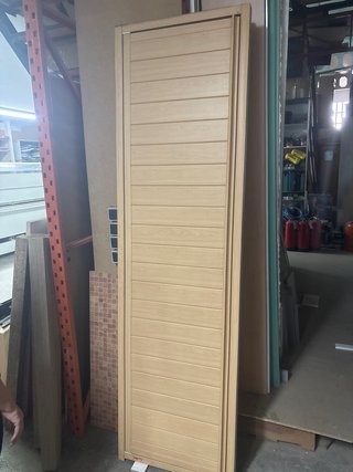 Puerta abatible PVC para armario empotrado