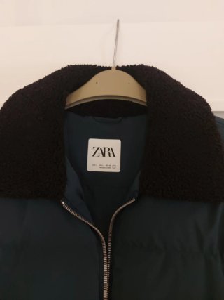 Chaqueta Zara acolchada cuello pelo