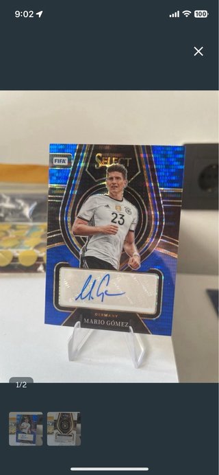 Auto Andrés Iniesta Panini Select 25/26