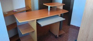 Mesa de ordenador Escritorio madera y metal