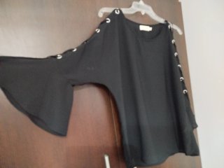Blusa Negra Molly Bracken Talla S/M
