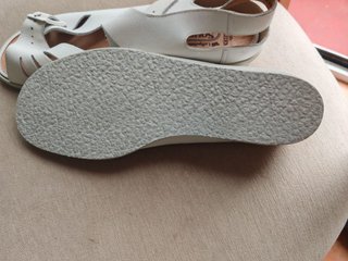 Sandalias Solidus Piel Blancas Made in Germany