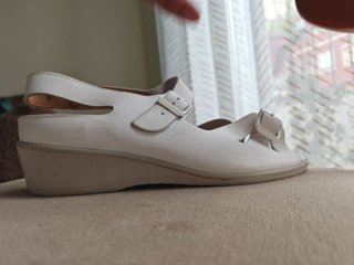 Sandalias Solidus Piel Blancas Made in Germany