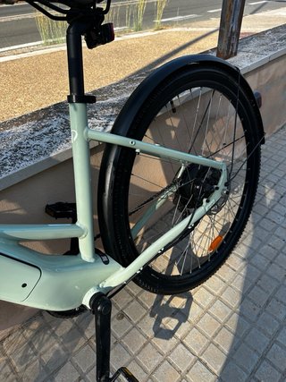 Bicicleta eléctrica verde agua Talla S/M