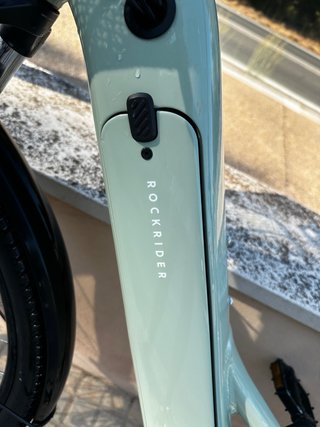 Bicicleta eléctrica verde agua Talla S/M