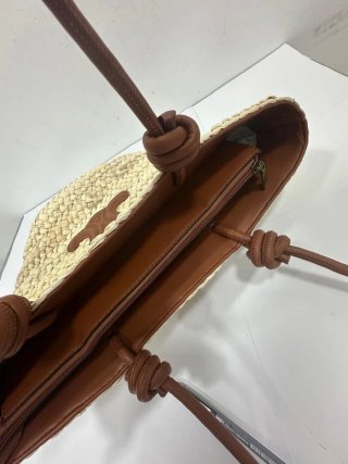 Bolsa de playa , de paja