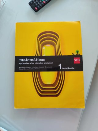 Matemáticas aplicadas a las ciencias sociales I...