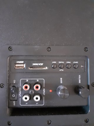 Sistema Audio 2.1 NGS Cosmos Nero