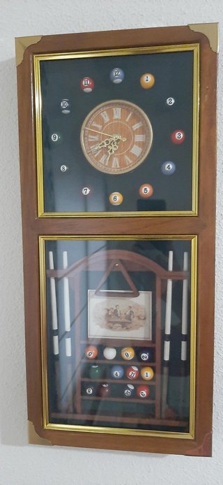 Reloj Decorativo Mesa Billar