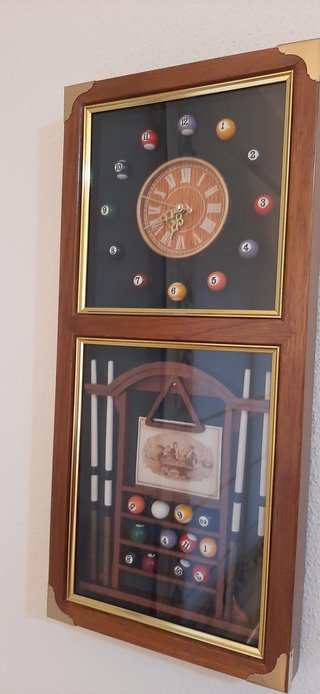 Reloj Decorativo Mesa Billar