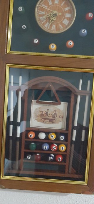 Reloj Decorativo Mesa Billar
