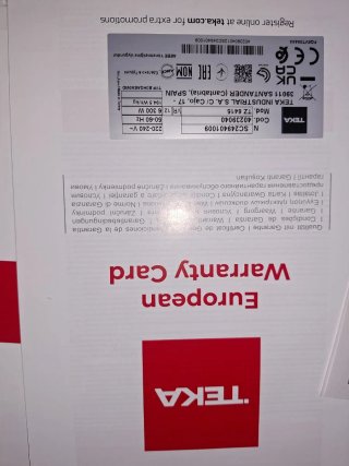 Se vende Placa de inducción Teka