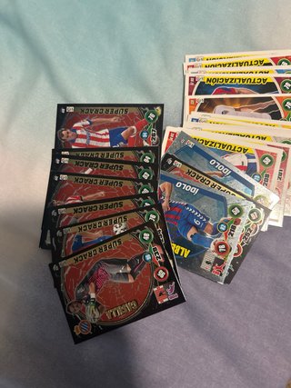 Lote cromos Adrenalyn varias temporadas unos 200