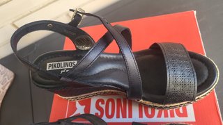 Sandalias de piel  Pikolinos  Negras Talla 39