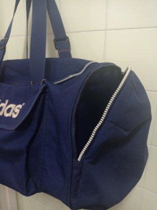 Bolsa Deporte/Viaje Adidas Vintage 90s Azul