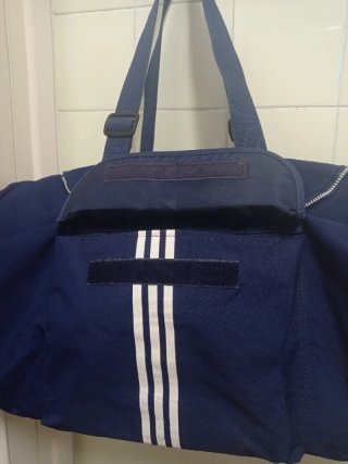 Bolsa Deporte/Viaje Adidas Vintage 90s Azul