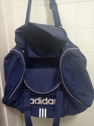 Bolsa Deporte/Viaje Adidas Vintage 90s Azul