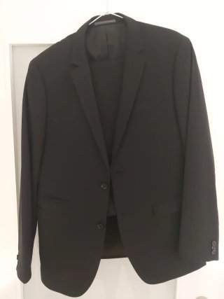 Traje de chaqueta negro hombre