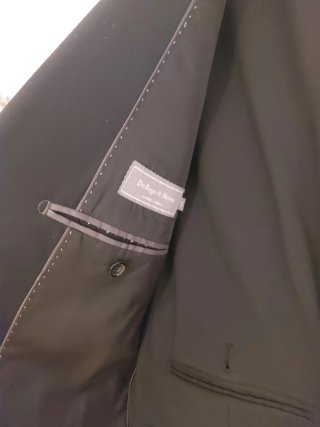 Traje de chaqueta negro hombre
