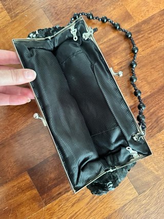 Pochette vintage con perline