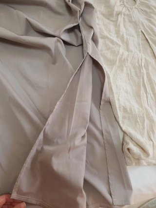 Conjunto falda midi beige