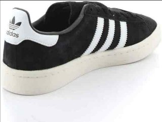 Zapatillas Adidas Campus Hombre Negro/Blanco