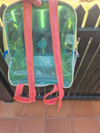 Mochila playa transparente Imaginarium
