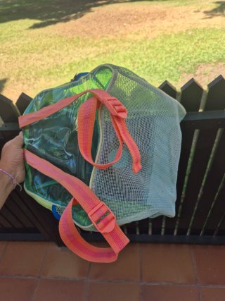 Mochila playa transparente Imaginarium