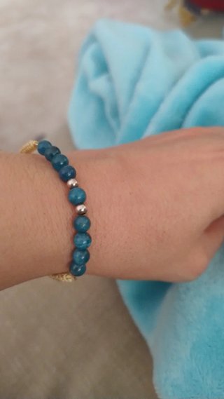 Pulsera de patito azul de calidad extra.