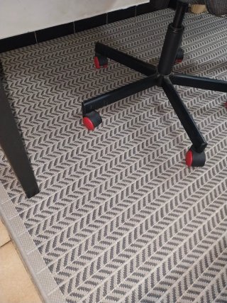 Alfombra Ikea Gris Chevron