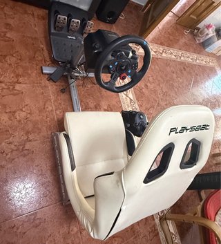 Silla Playseat con Volante, Pedales y Palanca