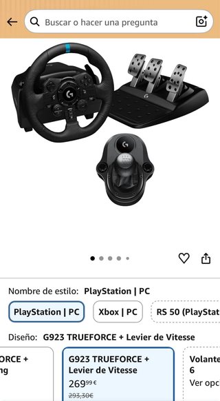 Silla Playseat con Volante, Pedales y Palanca