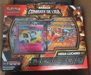 Baraja Combate Liga Mega Lucario EX Pokémon Españo