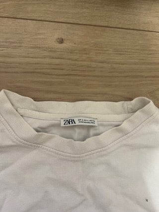 Camiseta ZARA Blanca Oversized