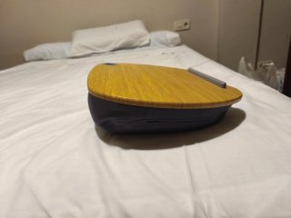 Cojín soporte para portátil de bambú