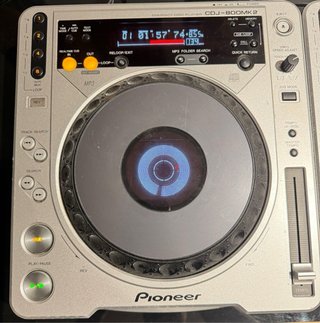 Reproductor DJ Pioneer CDJ-800MK2 Plata