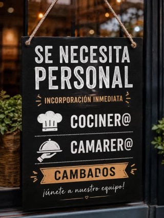 Se necesita personal hostelería