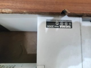 Máquina de coser con mueble