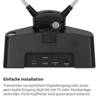 Auriculares TechniSat StereoMan ISI 3 negro TV