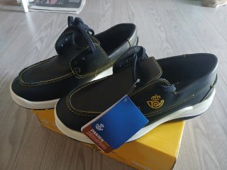 Náuticos Panter Talla 43 Negro y Amarillo