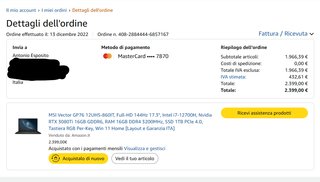 MSI Vector GP76 Notebook