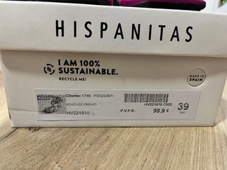Sandalias Hispanitas Talla 39 Fucsia