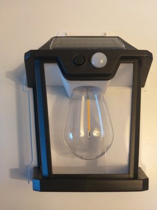 Aplique Solar Exterior Sensor movimiento. NUEVO