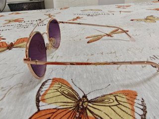 GAFAS SOL EMRAN BOHE REDONDAS ORO ROSA VINTAGE.ORI