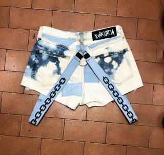 Shorts Tie-Dye Punk con Tirantes