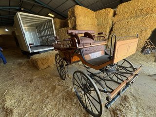 Carro de caballos tipo maratón