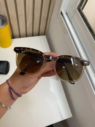 Gafas Ray-Ban Hawkeye Polarizadas Marrones